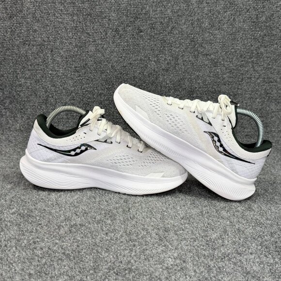 Saucony Ride 16 Running Shoes Women's Size 7.5 White Athletic Training Sneakers - Picture 8 of 12